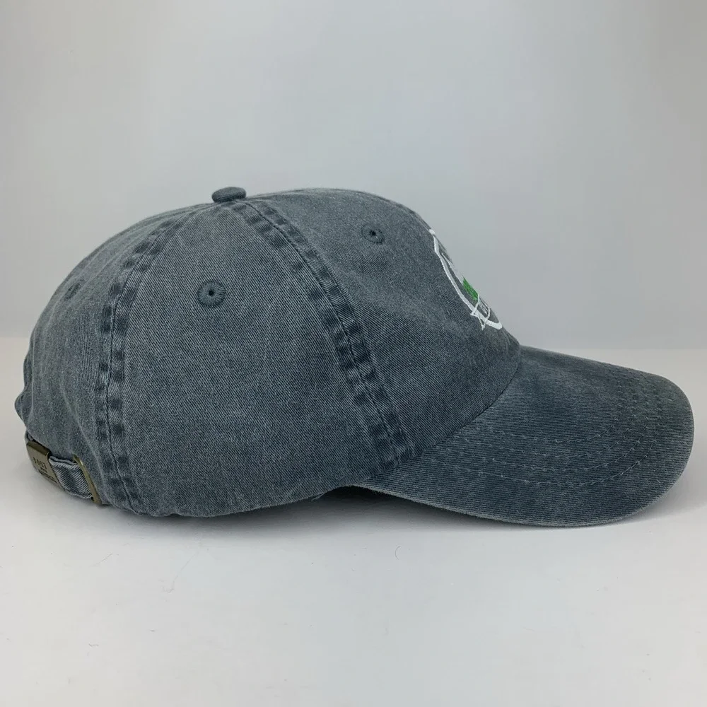 CAMP WOW Oklahoma Hat Gray Adjustable OSFM Strapback Baseball Cap